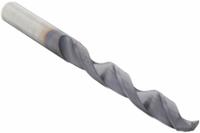 APPROVED VENDOR Jobber Length Drill Bit: #25, 118° 4-Facet Point, AlTiN-Coated Carbide (MPN 450-301495B). Key specifications — attr1229387: 0.1495.