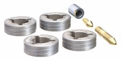 MILLER ELECTRIC Drive Roll Kit: 4-Roll, 0.035 in, V-Groove, 0.035 in (MPN 151026). Key specifications — For Welder Series: Pipeworx 400; For Wire Feeder Series: S-74 MPa Plus; For Wire Type: Solid; Brand: MILLER ELECTRIC; Manufacturer Part Number: 151026.