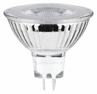 FEIT ELECTRIC Compact LED Bulb: LED, MR16, 2-Pin (GU5.3), 4 W Watt, 5000K, 300 lm Light Output, 12 V (MPN BPFMW/950CA). Key specifications — Bulb Finish: Clear; Color Temperature: 5000K; Shatter-Resistant: No; Brand: FEIT ELECTRIC; Voltage: 12 V; Bulb Shape: MR16.