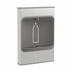 ELKAY Bottle Filling Station: On-Wall, Non-Refrigerated, Stainless Steel, Gray, Stainless (MPN EMASM). Key specifications — Housing Material: Stainless Steel; Housing Finish: Stainless; Brand: ELKAY; Chilling Capacity: Non-Refrigerated.
