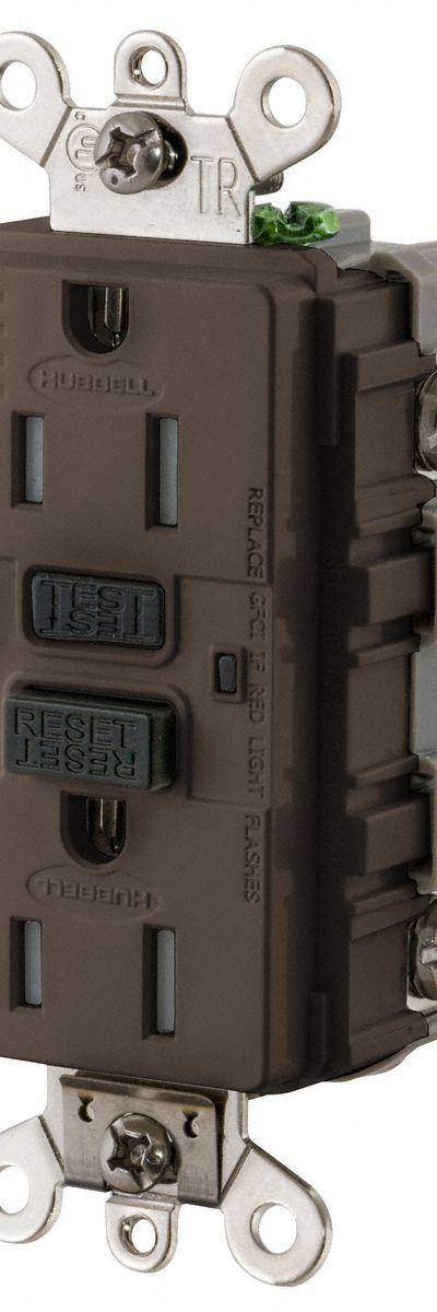 HUBBELL GFCI Receptacle: Duplex - General Purpose Receptacles