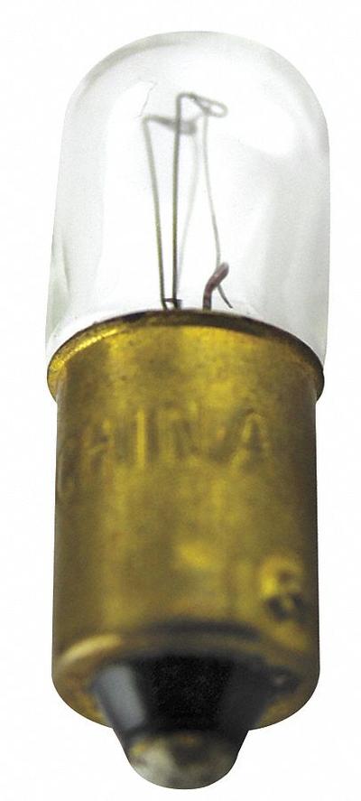 EATON Incandescent Bulb: Incandescent, Miniature Bayonet (BA9s), (T) Tubular - BA9s Single-Contact Miniature Bayonet Base Lamps