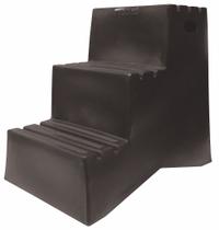 DPI Step Stool: 3 Steps, 2.4 ft Overall Ht, 500 lb Load Cap, Plastic, 2.4 ft Standing Ht (MPN ST327-01). Key specifications — Brand: DPI; Color: Black.