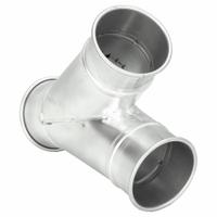 4"dia 8"L 60° GSteel Wye Branch: Steel, For 4 in Duct Dia, 8 in Overall Lg, 60° Angle (MPN 8040200183). Key specifications — Brand: NORDFAB.