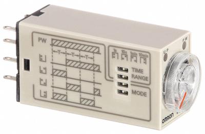 OMRON Multi-Function Time Delay Relay: Socket Relay Mounting, 100 to 120V AC - Socket-Mounted Relays