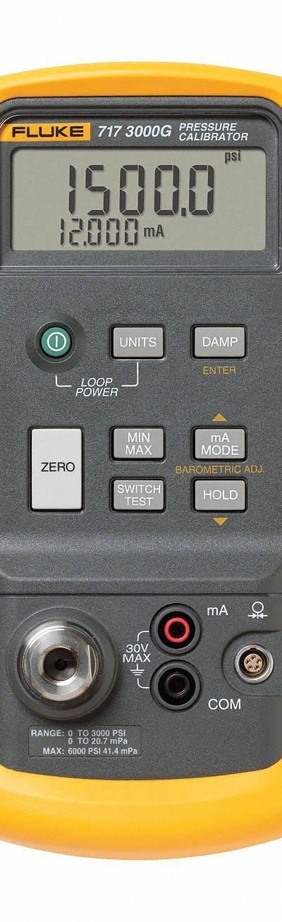FLUKE Handheld Pressure Calibrator: FLUKE-717 15G - Compact Handheld Pressure Calibrators