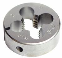 OSG Round Threading Die: #6-40 UNF, 5/8 in OD, Solid, High Speed Steel (MPN 2724600)