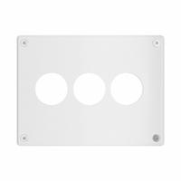 LEGRAND Wall Plate: Single Circular Opening, 3 Gang, White, Jumbo Size (MPN WSP33N912PS). Key specifications — Brand: LEGRAND; Material: Stainless Steel; Includes: Allen Head Screws.