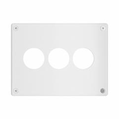 LEGRAND Wall Plate: Single Circular Opening, 3 Gang, White, Jumbo Size (MPN WSP33N912PS). Key specifications — Brand: LEGRAND; Material: Stainless Steel; Includes: Allen Head Screws.