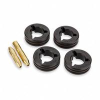 MILLER ELECTRIC Drive Roll & Inlet/Intermediate Guide Kit: 4-Roll, 1/16 in, V-Knurl, 50 Series (MPN 046795). Key specifications — For Welder Series: Millermatic 300; For Wire Feeder Series: 20 Series; For Wire Type: Flux-Cored; Brand: MILLER ELECTRIC; Manufacturer Part Number: 046795.