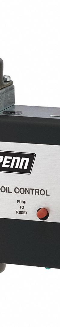 Mechanical Lube Oil Pressure Control: 8 psi to 70 psi, 90 sec Delay, Alarm Circuit Included (MPN P28AN-1C). Key specifications — Refrigerant Type: Ammonia; Brand: JOHNSON CONTROLS; Input Voltage: 240V AC; For Compressor Brand: Ranco; Product Type: Mechanical Lube Oil Pressure Control; Alarm Circuit Included: Yes.