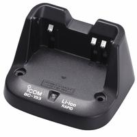 ICOM Single Unit Charger: Fits Icom, For F3001/F4001/T70A/V80 Series, 1 Radios Charged, BC193. Key specifications — Brand: ICOM; Compatible Radio Series: V80; Product Type: Single Unit Charger.
