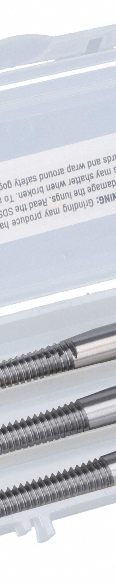 CLEVELAND Tap Kit: 5/16"-18 UNC, H3 / 3B, 2 Flute, High Speed Steel - Three-Piece Hand Tap Sets