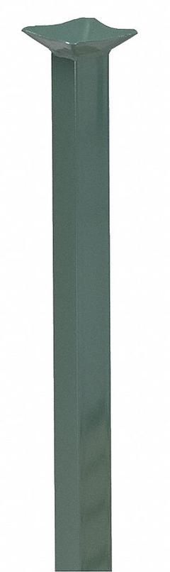 STEEL KING Stack Rack Post: 2 in x 2 in x 48 in, 4,000 lb Load Capacity, Steel (MPN HDC48VG). Key specifications — attr4948: Steel; attr38467: STEEL KING; attr38469: Green; attr38471: Baked Enamel.