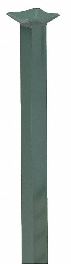 STEEL KING Stack Rack Post: 2 in x 2 in x 48 in, 4,000 lb Load Capacity, Steel (MPN HDC48VG). Key specifications — attr4948: Steel; attr38467: STEEL KING; attr38469: Green; attr38471: Baked Enamel.