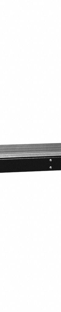 HALLOWELL Shelf: 48 in Overall Wd, 24 in Overall Dp, Solid Shelf, 22 ga, Black (MPN FKRL4824E-ME). Key specifications — attr37155: Black; attr37156: Powder Coated; attr55828: (4) Beams and Decking; attr37160: Steel; attr33654: HALLOWELL.