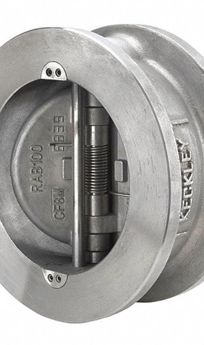 KECKLEY Check Valve: Double Disc - Stainless Steel Double-Door Wafer Check Valves
