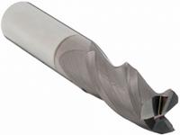 APPROVED VENDOR Square End Mill: Carbide, TiCN Coated, 3 Flute, 5/32" Mill Dia, 9/16" LOC, 2" OAL (MPN 205-001092)
