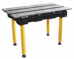 BUILDPRO Welding Table: 30.5 in Ht, 22 in Dp, 38 in Wd, 1,300 lb Wt Capacity, Plain (MPN TMB52238). Key specifications — Manufacturer Part Number: TMB52238; Brand: BUILDPRO; Hole Diameter: 5/8 in.