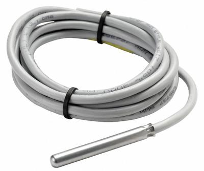 JOHNSON CONTROLS Temperature Sensor: Remote Cable, -40°F to 212°F, Stainless Steel, Single Measurement - Surface and Cable Temperature Sensors