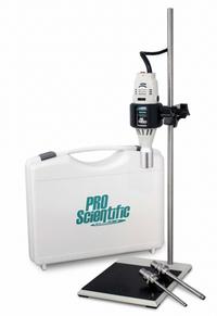 PRO SCIENTIFIC INC. Homogenizing Package: Handheld, 5,000 RPM to 35,000 RPM, 0.5 hp Horsepower (MPN PK-01200UHD). Key specifications — Brand: PRO SCIENTIFIC INC.; Mounting Type: Handheld; Includes: Pro200 Stand Assembly.