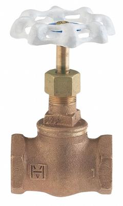 MILWAUKEE VALVE Globe Valve: For Gas/Oil/Water Media, Bronze, Z-Body, 1 1/4 in Pipe Size, Female (MPN UP502 1-1/4"). Key specifications — Brand: MILWAUKEE VALVE; Stem: Rising.