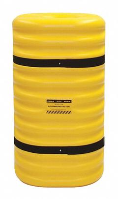 APPROVED VENDOR Column Protector: 42 in, 8 in, 8 in, Round/Square, 8 in Compatible Column Dia, HDPE (MPN 1708). Key specifications — Color: Yellow; Minimum Compatible Column Length: 42 in; Brand: APPROVED VENDOR; Material: HDPE.