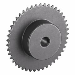 TSUBAKI Sprocket: One-Sided Hub, For Single Strands, 25, 45 Teeth, 3.584 in Pitch Dia, Steel (MPN 25B45). Key specifications — Brand: TSUBAKI.