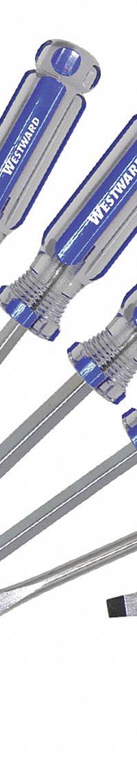 WESTWARD Magnetized Tip Screwdriver Set: 1-10 Pieces, 8 Pieces, Phillips/Slotted Tip (MPN 401L75). Key specifications — attr1205274: WESTWARD; attr1205269: #2.