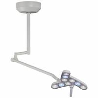WALDMANN Exam Light: LED, 100,000 lux @ 100 cm, Ceiling, 3700K/4300K/4700K, 95 CRI, 40 W Watt (MPN D16075000). Key specifications — attr1257711: 100 to 240V AC; attr1257689: 100,000 lux @ 100 cm; attr1257759: D16075000; attr1257760: WALDMANN; attr1257674: 4300K.