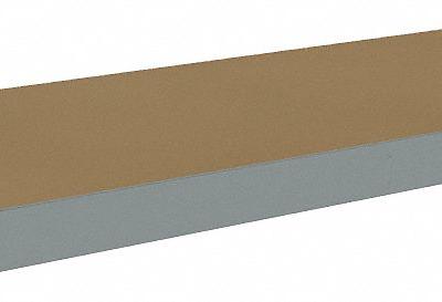 TENNSCO Shelf: 60 in x 18 in, 2,250 lb Load Capacity, Particleboard, Gray, Shelf - Particleboard Decking Shelf Kits for Boltless Shelving