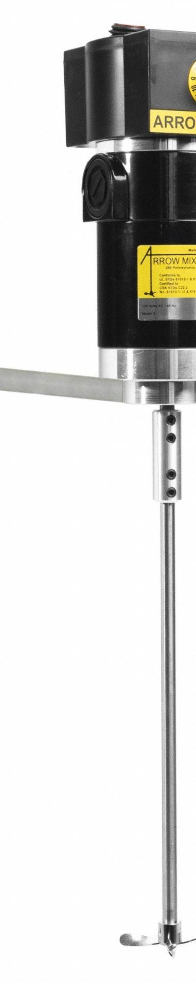 ARROW MIXING PRODUCTS Overhead Stirrer: 120V AC - Small-Batch Corded Propeller Mixers