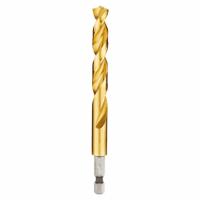 MILWAUKEE Hex Shank Drill Bit: 13/32", 135° Split Point, TiN-Coated HSS, Impact Rated (MPN 48-89-4623). Key specifications — attr1234973: Impact Rated; attr1234966: MILWAUKEE; attr1234978: 0.4063.