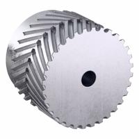 CONTINENTAL Gearbelt Pulley: Plain, 8 mm Pitch, For 50 mm Belt Wd, 32 Teeth, 1/2 in Bore Dia (MPN L-32S-MPB ALUMINUM). Key specifications — Brand: CONTINENTAL; Sub-brand: SilentSync.