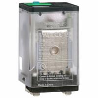 SCHNEIDER General Purpose Relay: Socket Mounted, 10 A Current Rating, 24V DC, DPDT, 8 Pins/Terminals (MPN 788XBXRM4L-24D). Key specifications — Brand: SCHNEIDER; Base Type: Square; Mounting Style: Plug-In; Pin Shape: Flat; Electrical Connection: Blade Terminal; Manufacturer Part Number: 788XBXRM4L-24D; Operating Current: 10 A at 277V AC (Resistive Load Conforming to UL); Series: 788R Series.
