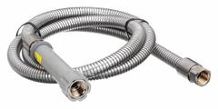 T&S BRASS Pre-Rinse Hose: Stainless Steel, Stainless Steel, 68 in Overall Lg, UN (MPN B-0068-H). Key specifications — Inlet Connection Type: UN; Sprayer Connection Size: 3/4"-15; Brand: T&S BRASS; Color/Finish: Stainless Steel; Material: Stainless Steel; Product Type: Pre-Rinse Hose.
