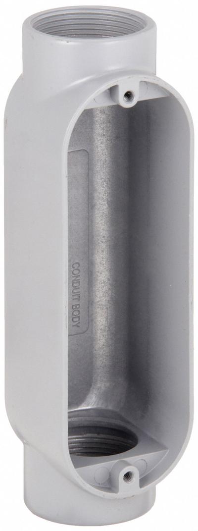 RACO Conduit Outlet Body: Aluminum, 1 1/4 in Trade Size, C Body, 30.8 cu in Body Capacity - C - Straight Type