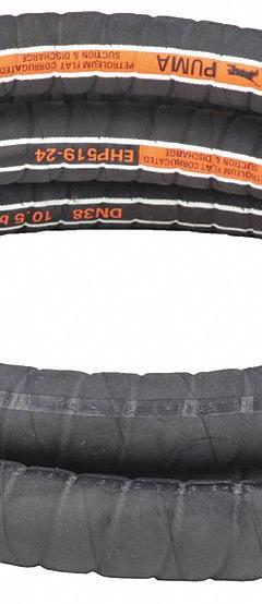 BOSTON Corrugated Cover Gasoline Hose: 3 in Hose Inside Dia., 3 39/64 in Hose Outside Dia., 150 psi (MPN EHP519-48-100-25-MF). Key specifications — Temp. Range: -40° to 180°F; Brand: BOSTON.