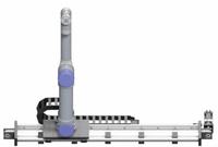 IGUS 7th Axis UR Version: 2 m Stroke Lg, 550 N Load Capacity - Radial, 250 N Load Capacity - Axial (MPN RBTX-IGUS-0102). Key specifications — Positioning Accuracy: 3 mm; Includes: Controller/Power Supply in Enclosure; Compatible with Robot Model Number: UR 5; Manufacturer Part Number: RBTX-IGUS-0102; Brand: IGUS.