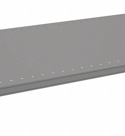 TENNSCO Shelf: 48 in Overall Wd - Solid Steel Shelves for Standard Metal Shelving