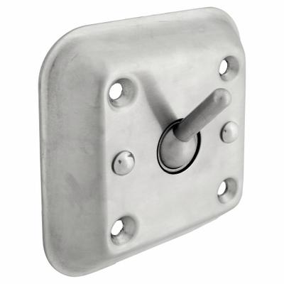 ACORN Bathroom Security Hook: 1 Hooks, Stainless Steel, Satin, 40 lb Release Point - Institutional Bathroom Hooks
