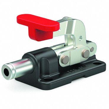 DE-STA-CO Straight Line Clamp: Flange Base Mounting, Std Horizontal Handle - Standard Straight-Line Toggle Clamps