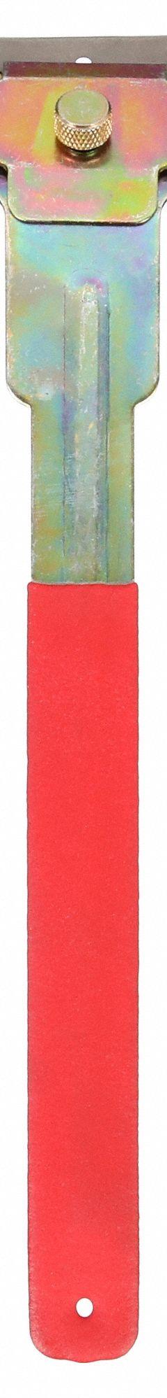 KEYSCO TOOLS Scraper: Bld. Mat. Carbon Steel, Hdl. Mat. Vinyl, Stiff, Straight Bld. Shape (MPN 77340). Key specifications — attr1004902: KEYSCO TOOLS; attr1016211: 77242; attr1012057: Full; attr1014703: Plastic; attr1017570: Standard End; attr1029655: Straight; attr1034073: Straight.
