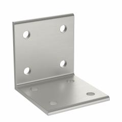 Inside Corner Bracket: Wide Inside-Corner Bracket, 45 Series, 90 mm x 86 mm x 90 mm, 8 Holes, Gray (MPN 093WD9090). Key specifications — Material: Aluminum; Brand: FATH INC.; Finish: Anodized.