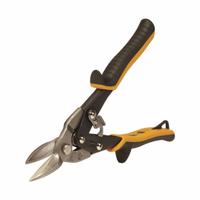 MALCO Aviation Snip: Left/Straight, 9 3/4 in Overall Lg, 1 1/2 in Cutting Lg, Steel, TPR, Steel (MPN AV1). Key specifications — attr308531: TPR; attr308530: Steel; attr308532: Steel; attr308533: Yes; attr308535: Stainless Steel; attr308541: 18 ga (Galvanized Steel); attr308546: Left; attr324897: MALCO.