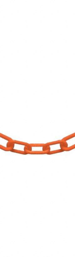 MR. CHAIN Warehouse, Barrier Chain, Magnet Rings.: Orange, 15 ft Chain Lg, Plastic (MPN 77412). Key specifications — attr998296: Orange; attr998299: Plastic; attr998302: (2) Magnet Rings.