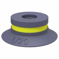 PIAB Vacuum Pad: Plain Pad without Adapter, 27 mm Pad Dia, HNBR, Blue, 8.89 mm Pad Ht, 50A, U20 (MPN U20.47). Key specifications — attr1019194: U20.47; attr1019196: PIAB; attr1019197: 50A.