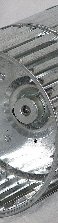 Blower Wheel: Forward-Curved, 6 5/16 in Dia, 6 7/8 in W, CW Hub End, Steel Wheel, 2 Inlets, Convex (MPN RBW60201). Key specifications — Manufacturer Part Number: RBW60201; Brand: REVCOR; Product Type: Blower Wheel; Rotation: CW Hub End.