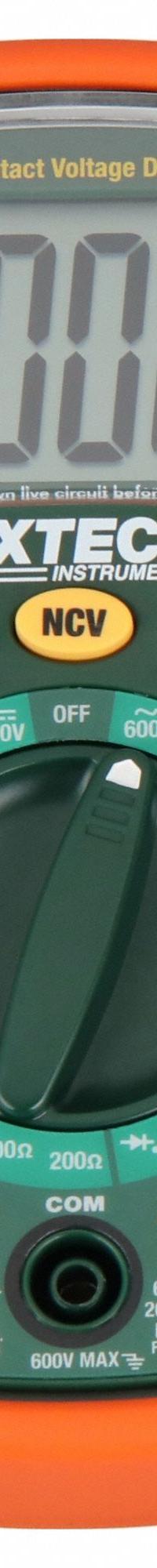 EXTECH Digital Multimeter: Avg, CAT II 1000V/CAT III 600V, 600 V Max AC Volt Measurement (MPN EX310). Key specifications — Instrument Counts: 2,000; Brand: EXTECH; Calibration Certificate Included: Not Included.