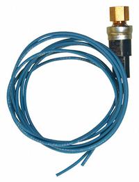 Single Pressure Control: Fan Cycling, Auto Reset, 300 psi to 400 psi, Open on Rise, SPST (MPN P100CA-1C). Key specifications — Brand: JOHNSON CONTROLS; Manufacturer Part Number: P100CA-1C; Contact Form: SPST; Rated Voltage: 240V AC; Switch Action: Open on Rise.